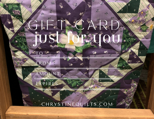 Chrystine's Quilt Tours Gift Card